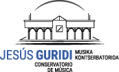 Nuevo logotipo de Conservatorio de Música Jesús Guridi Musika Kontserbatorioa